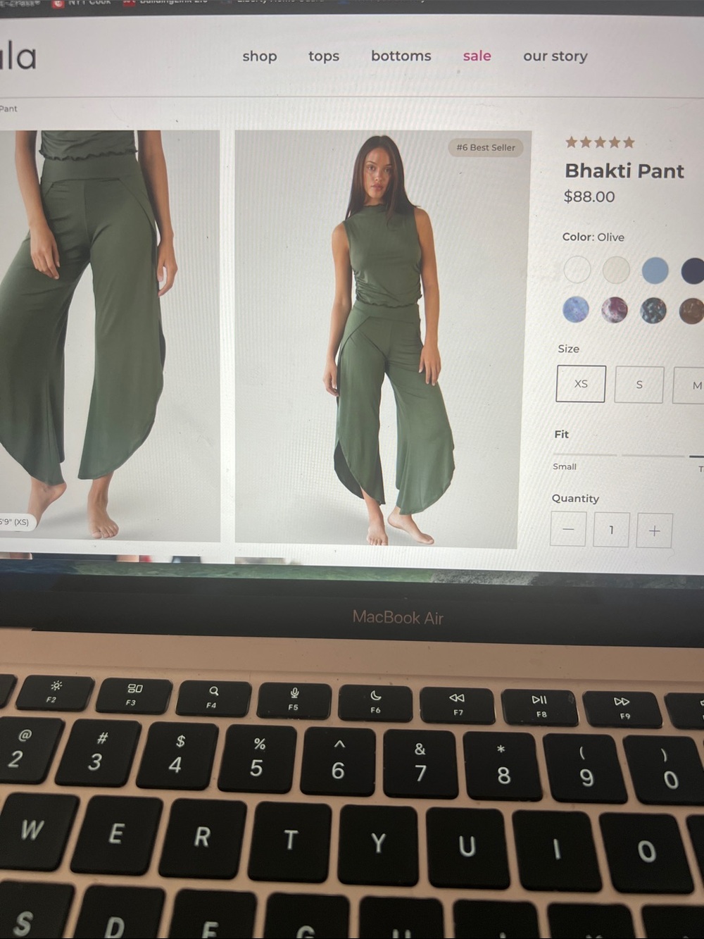 Bhakti Pant Leggings in Olive - Jala